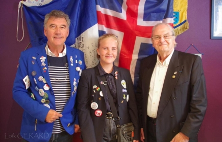 Arrivée de Silja au Rotary club de Landerneau