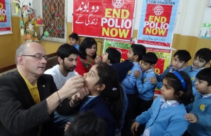 Campagne de Vaccinations par le Rotary au Pakistan